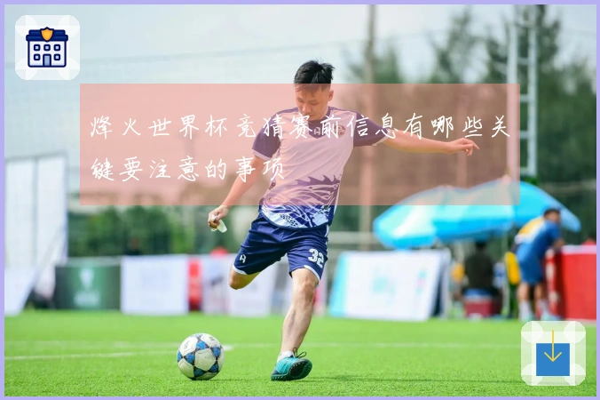烽火世界杯竞猜赛前信息有哪些关键要注意的事项