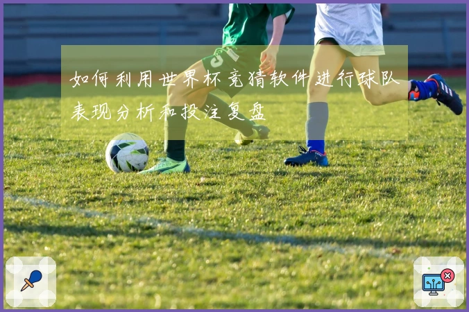 如何利用世界杯竞猜软件进行球队表现分析和投注复盘